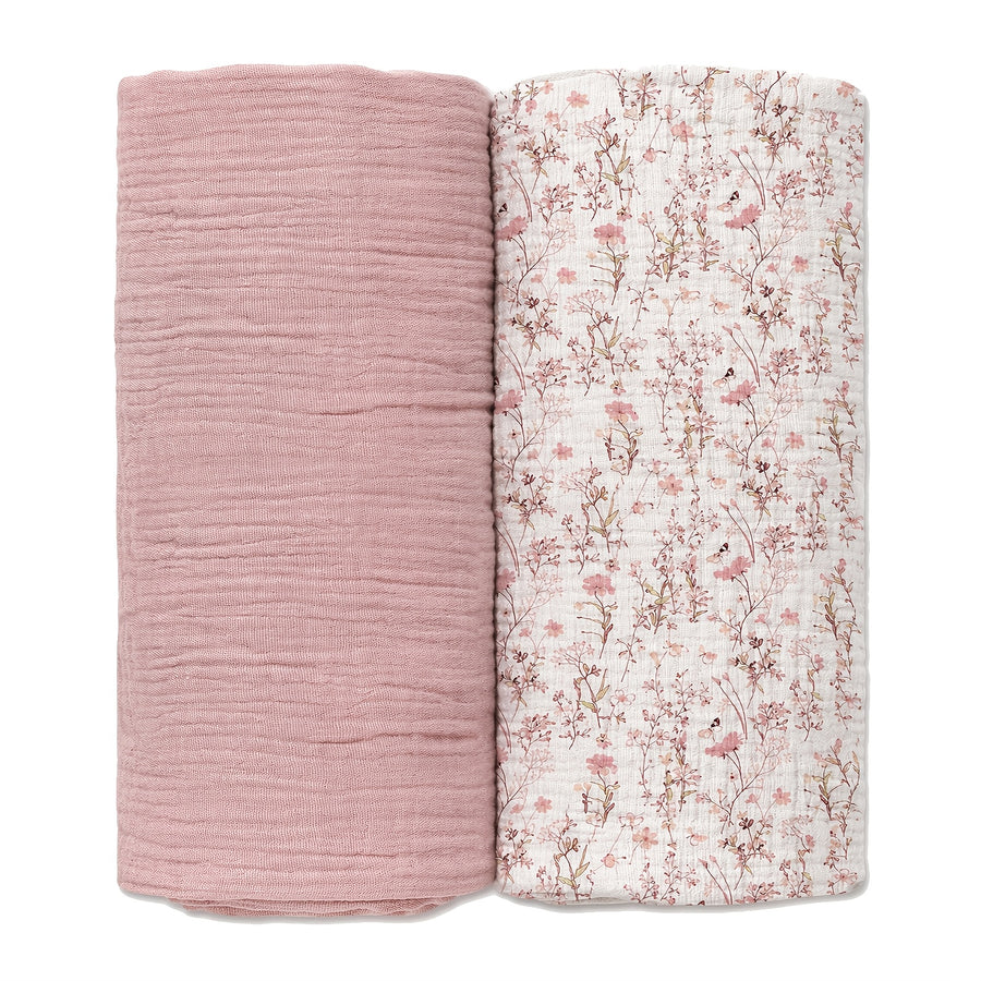 Sleepy Star Mousselines d'emmaillotage pour bébé, lot de 2 — Monptitlou