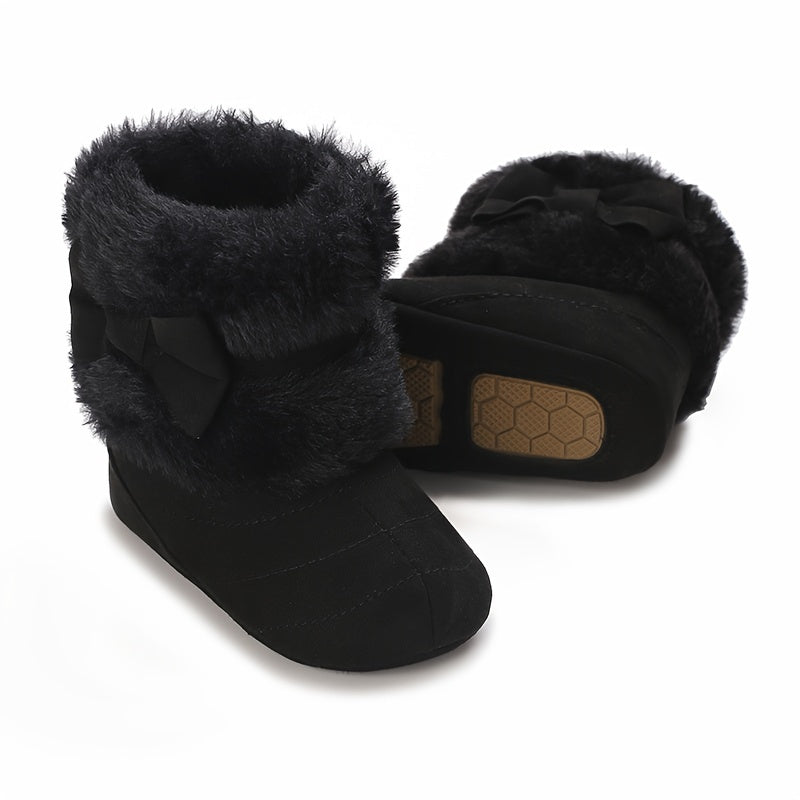 Chaussures pour bébé de 0 à 1 an Filles Hiver Polaire Confortable — Monptitlou