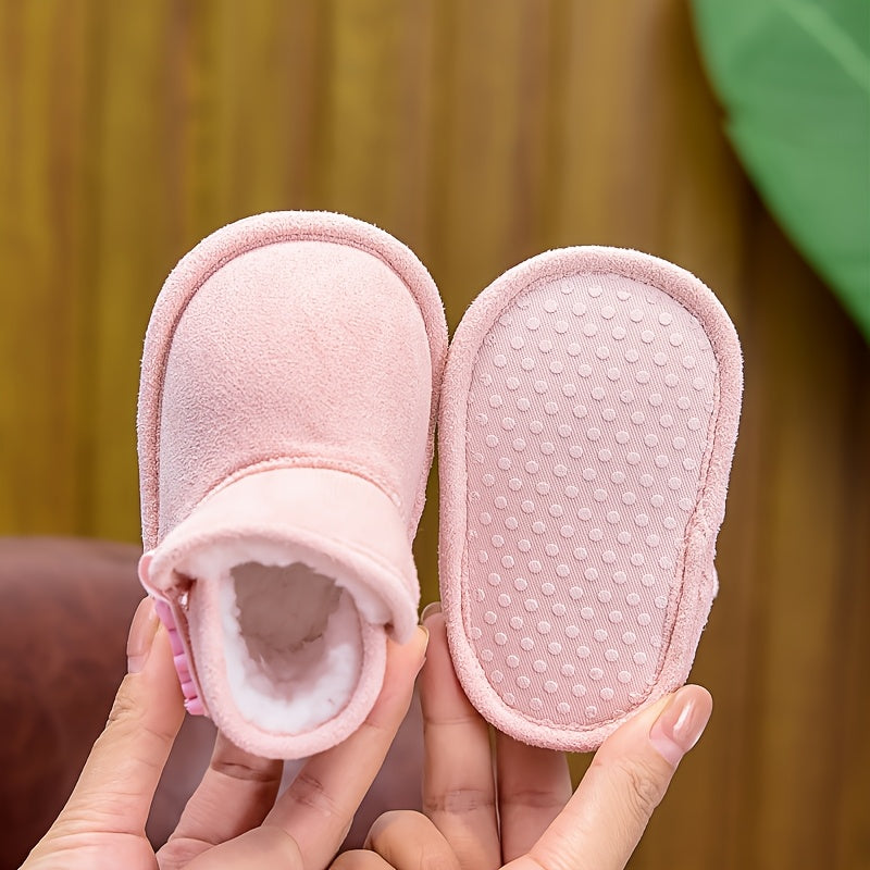 Bottes bébé hiver, chaudes et confortables, tendance, doublure polaire, adaptées intérieur et extérieur, unisexe
