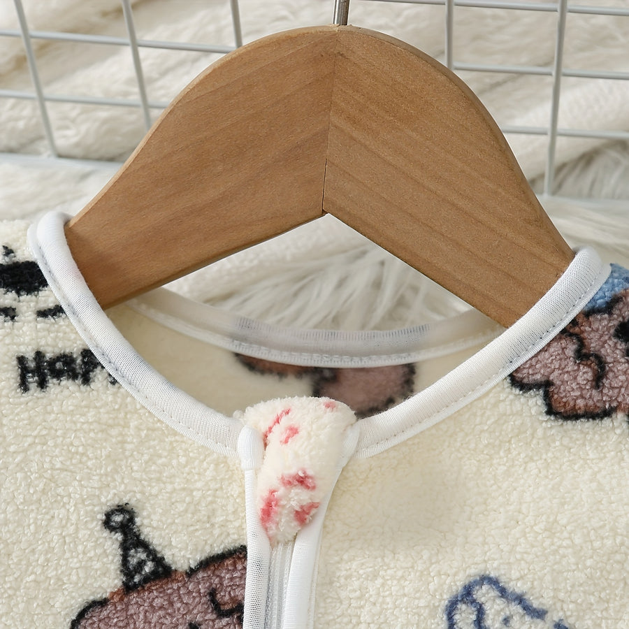 Cadeau de baptême et robe pour poupée bébé chiot Manches longues en — Monptitlou