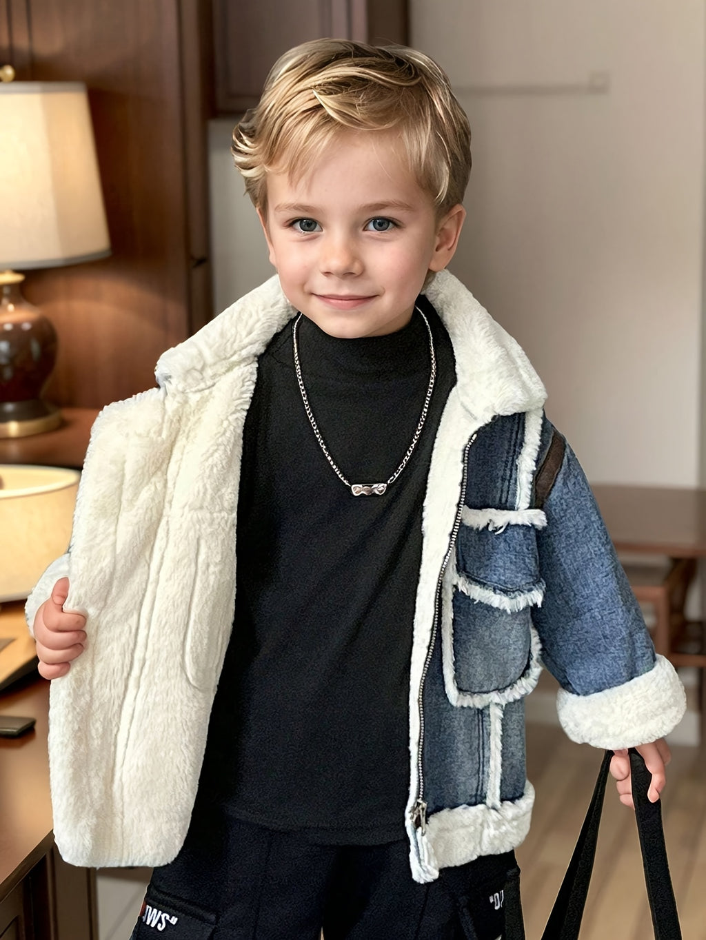Veste de neige d'hiver pour bébés et jeunes enfants, style Noël — Monptitlou