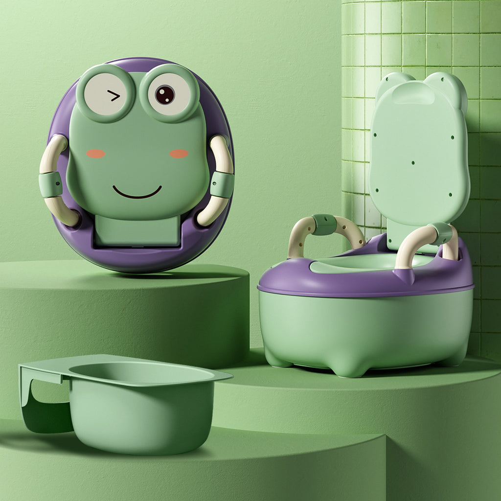 Pot en plastique pour enfants 48 cm avec support amovible et — Monptitlou