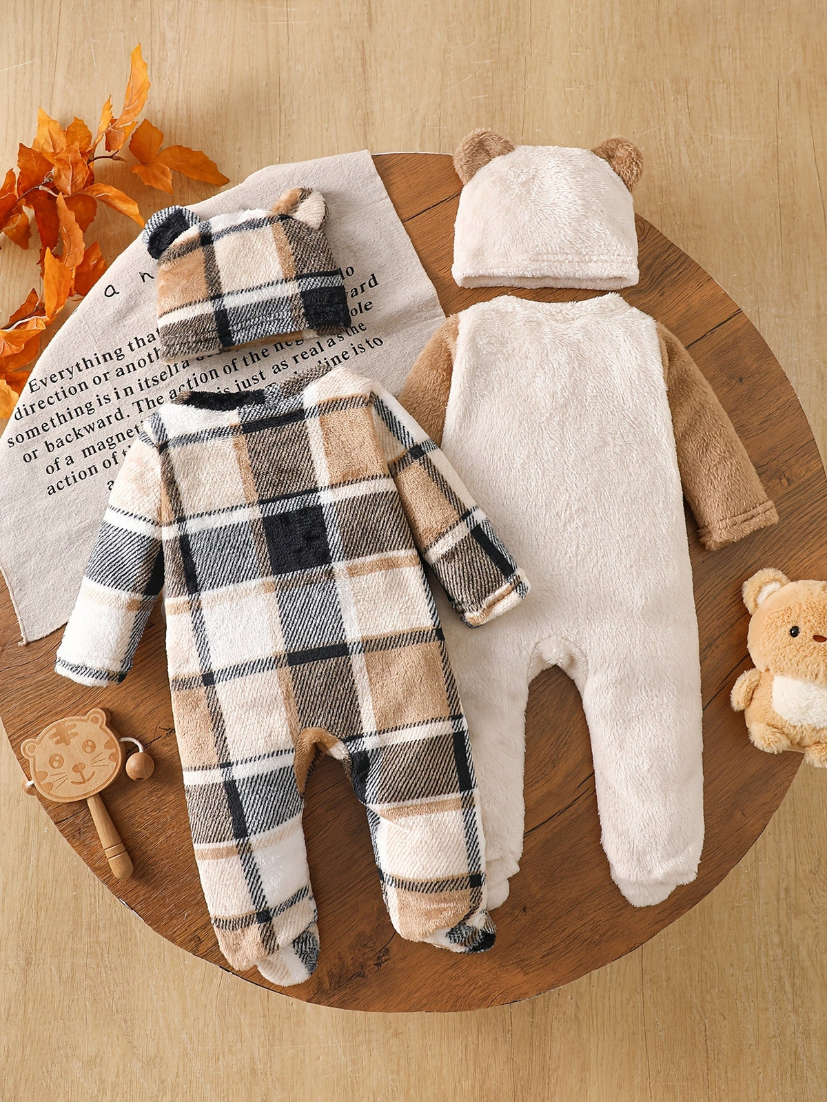 Ensemble 4 pièces pour bébé enfant automne hiver — Monptitlou Image