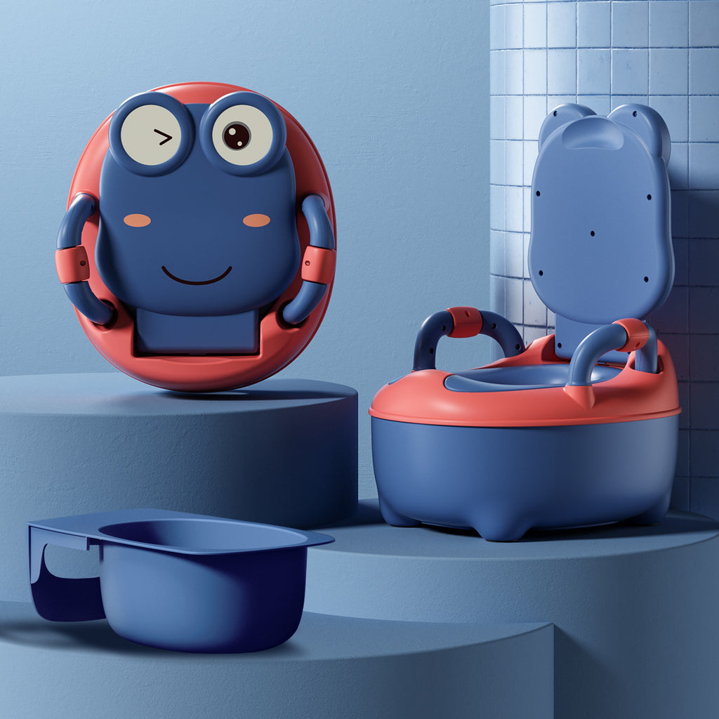 Pot en plastique pour enfants 48 cm avec support amovible et — Monptitlou