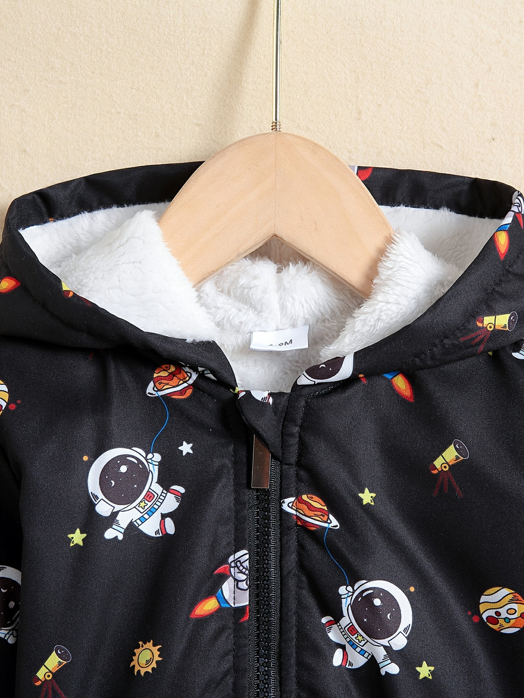 Veste à capuche doublée en polaire