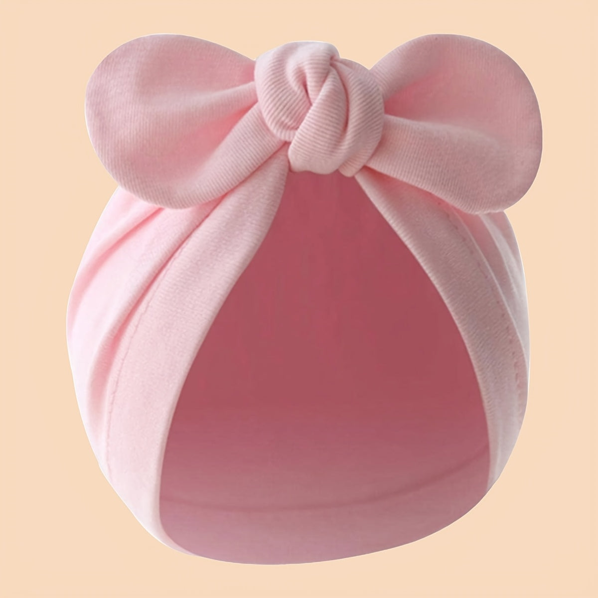 Bonnet Chaud et Doux pour Jeunes avec Nœud Papillon — Monptitlou Image