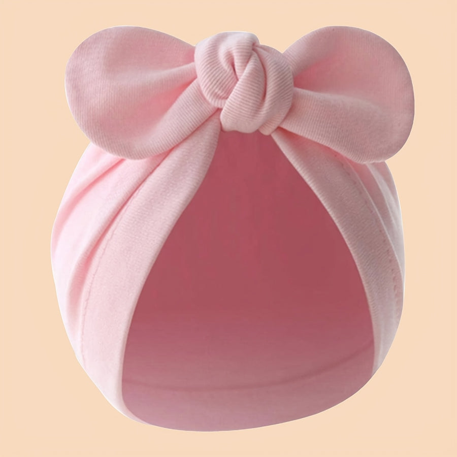 Bonnet Chaud et Doux pour Jeunes avec Nœud Papillon — Monptitlou