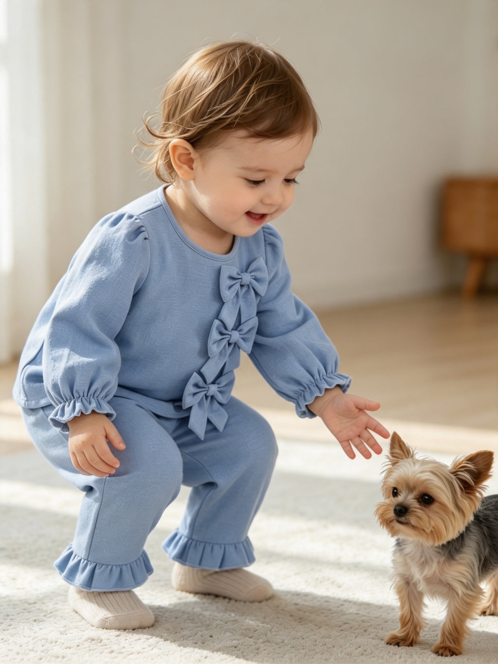 Ensemble 2 pièces pour bébés filles — Monptitlou