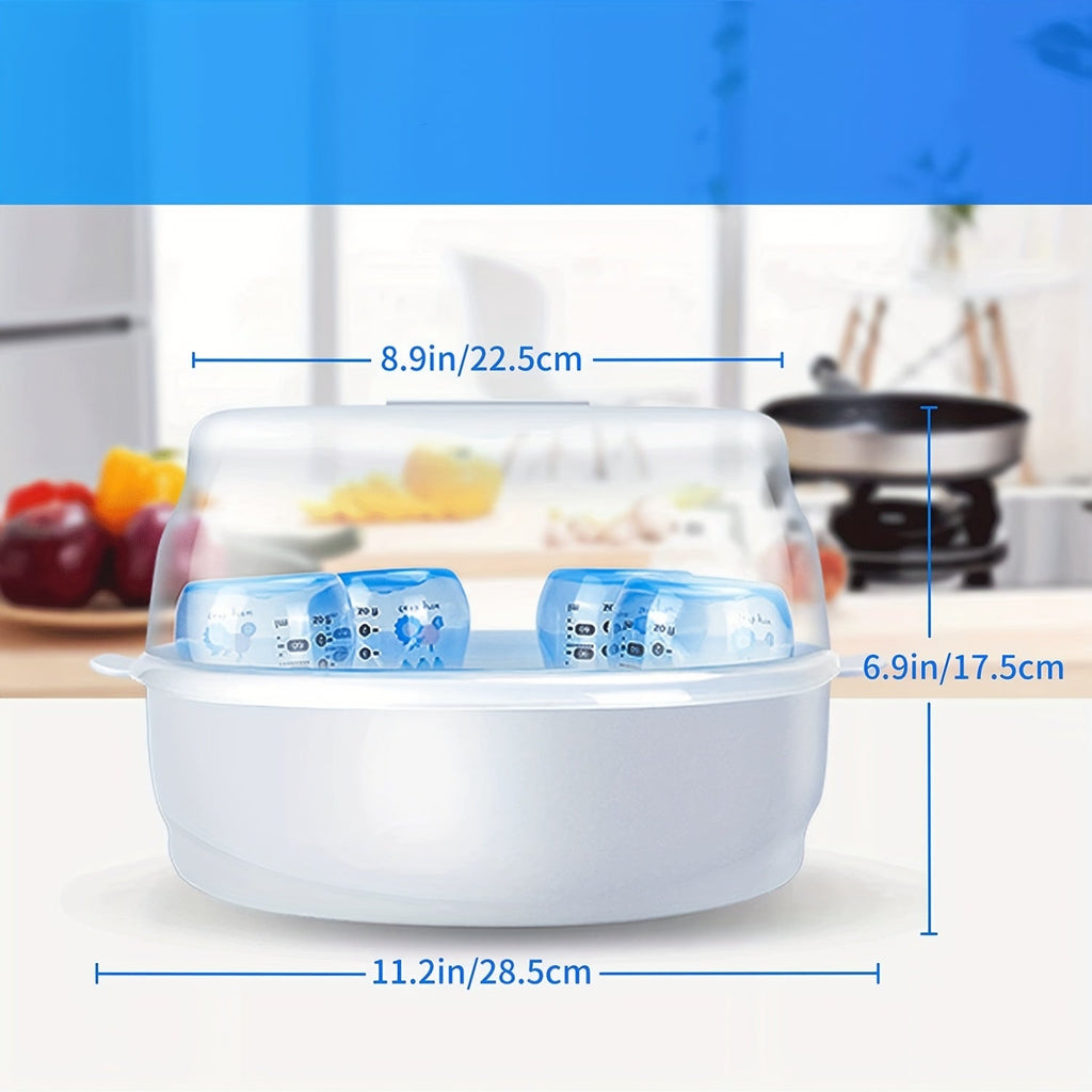 Stérilisateur vapeur micro-ondes bouteille, boîte de désinfection — Monptitlou