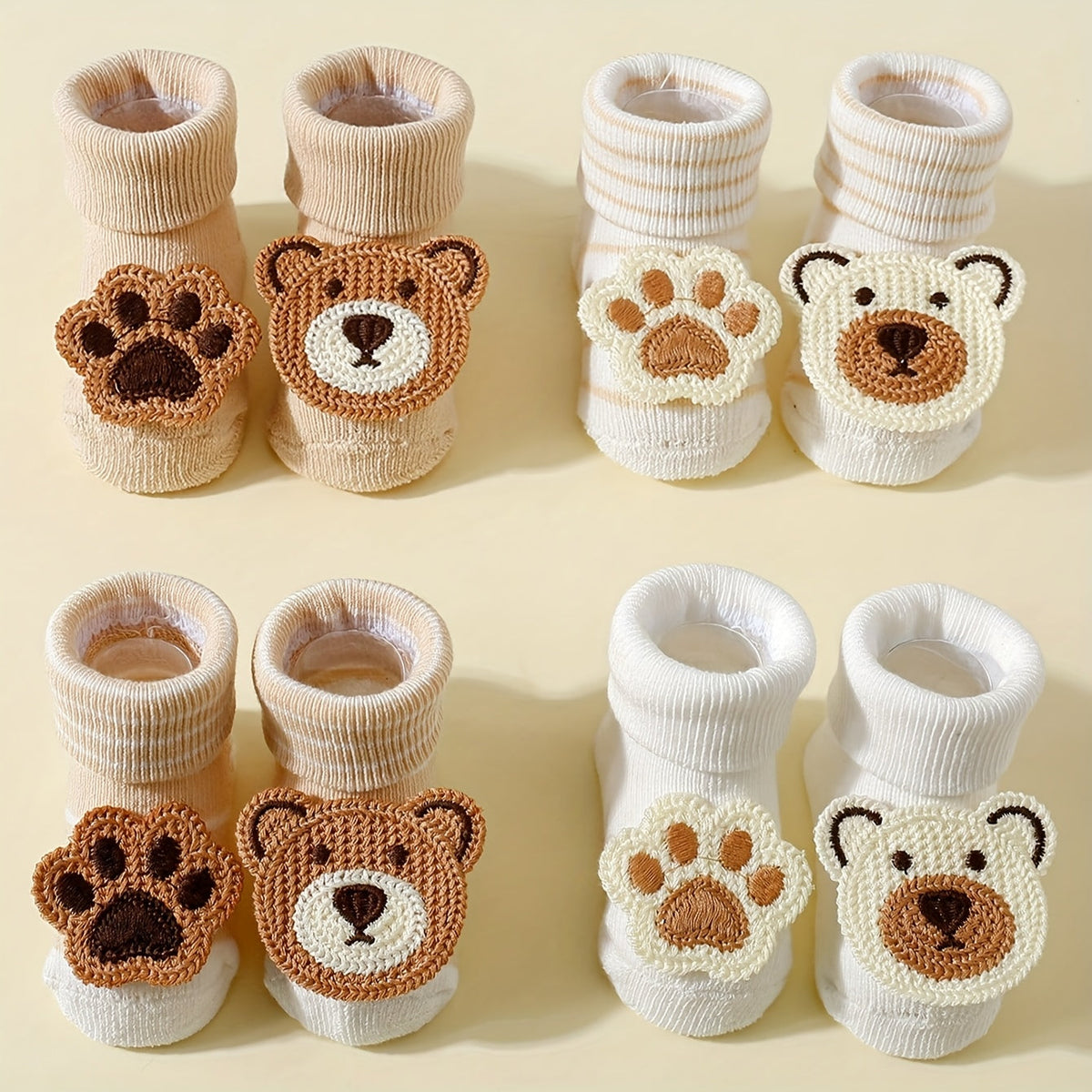 Paires de chaussettes d'intérieur mi-mollet pour enfants — Monptitlou Image