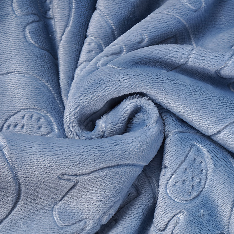 Couverture pour bébé double épaisseur en velours cristal ultra-doux — Monptitlou