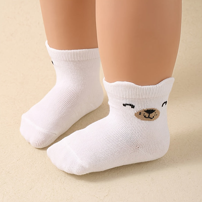 Paires de chaussettes pour bébé, motifs d'ours de dessin animé mignons — Monptitlou