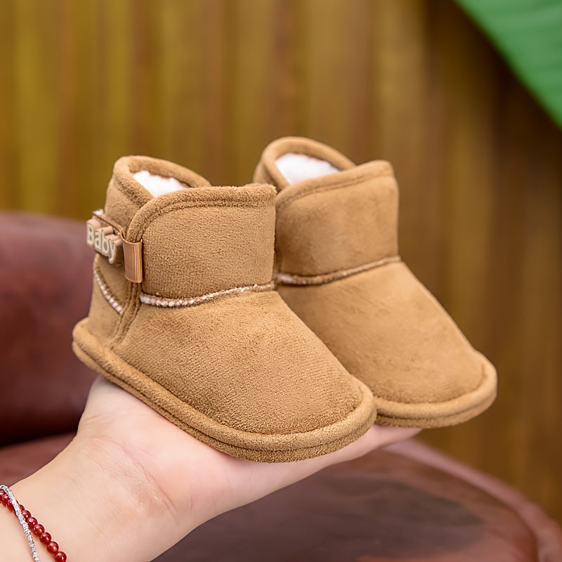 Bottes bébé hiver, chaudes et confortables, tendance, doublure polaire — Monptitlou