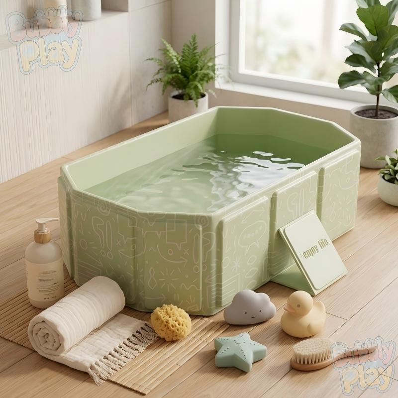 Baignoire portable, petite baignoire hors sol, baignoire compacte — Monptitlou