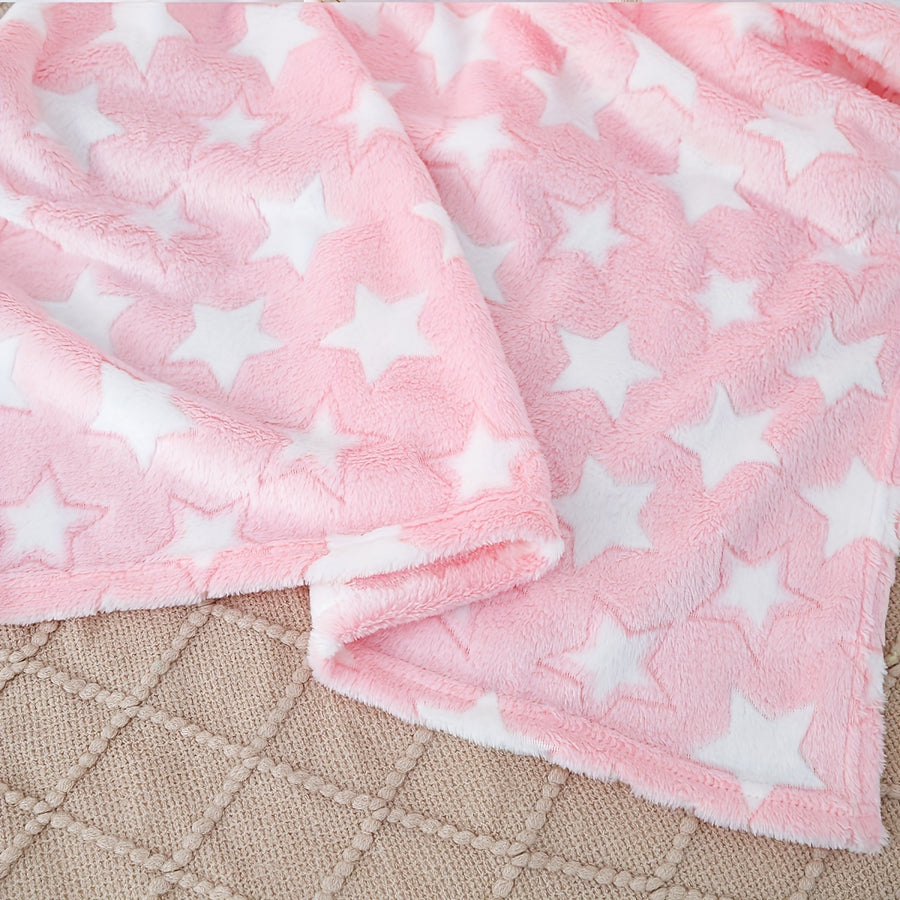 Plaid en peluche 1 pièce automne/hiver, couverture douce — Monptitlou