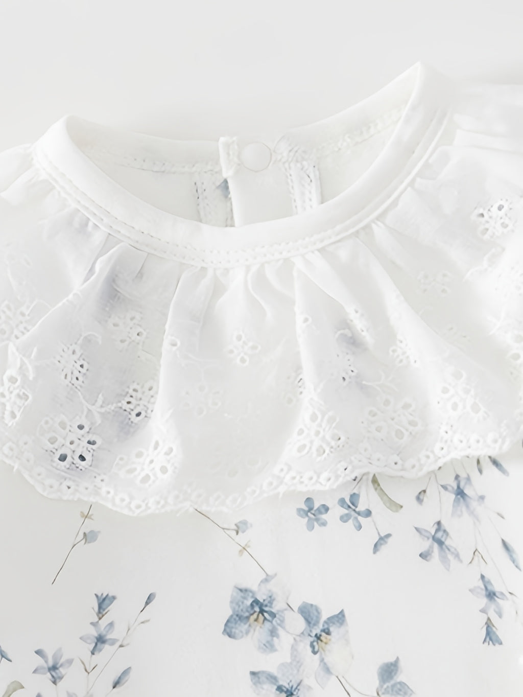Nouvelle Arrivée Printemps Barboteuse à Manches Longues en Pur Coton