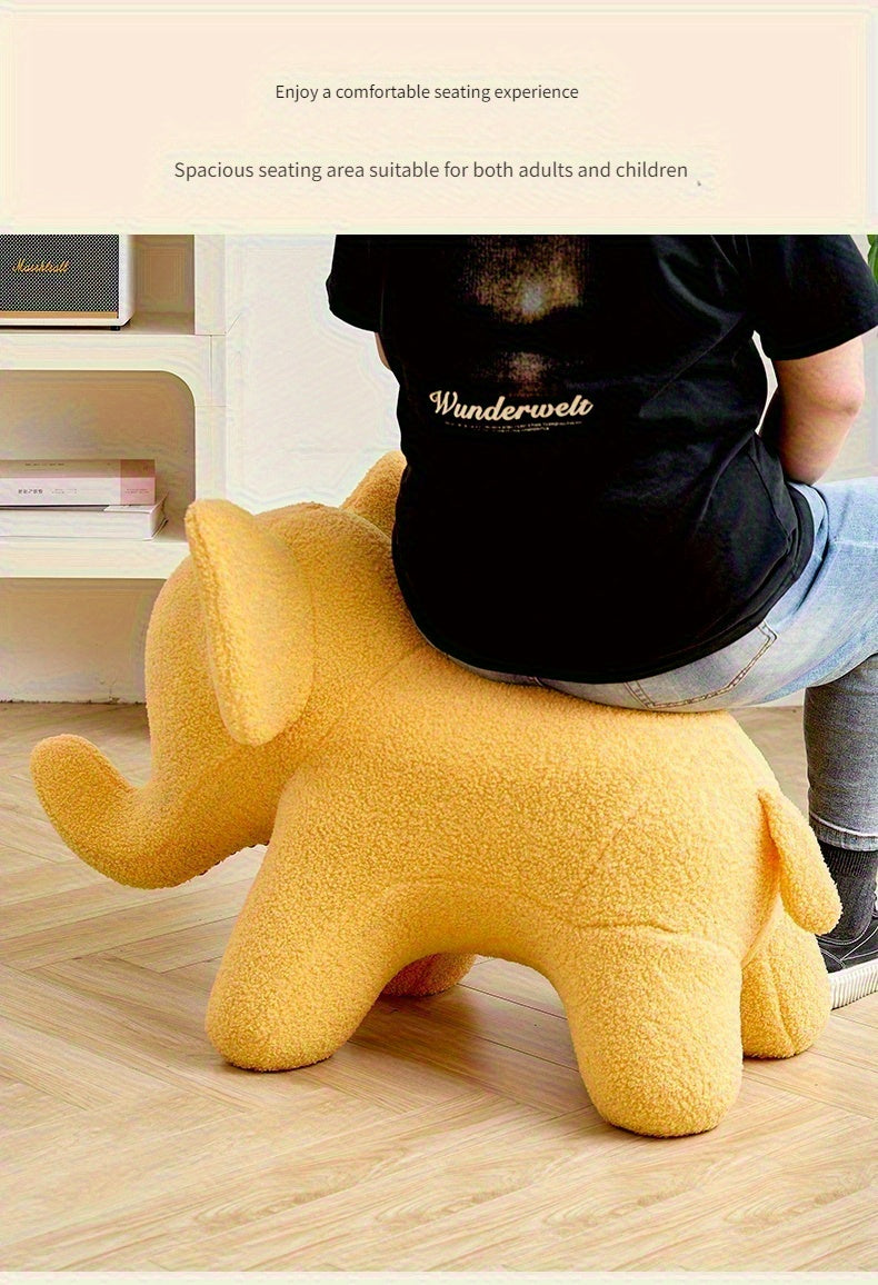 Chaise Éléphant en Laine d'Agneau pour Salon ou Chambre — Monptitlou