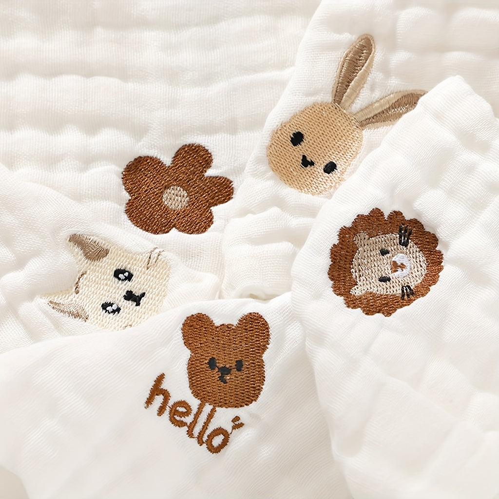 Serviettes Carrées Douces à Six Couches pour Bébés : Bavoirs — Monptitlou