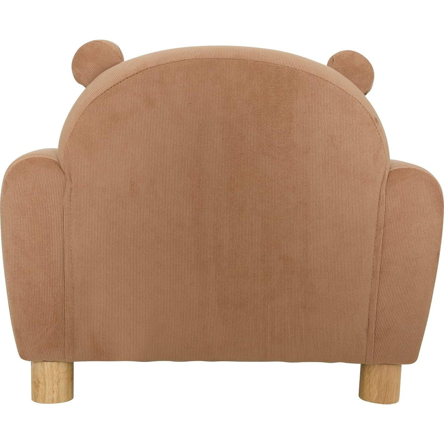 Fauteuil Enfant Ours Marron – Petit Fauteuil Rembourré en Polyester — Monptitlou