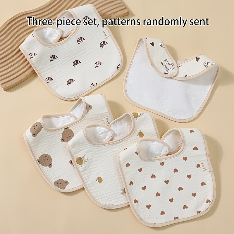 3/5 pièces Bavoir Extra-large en Forme de U — Monptitlou Image