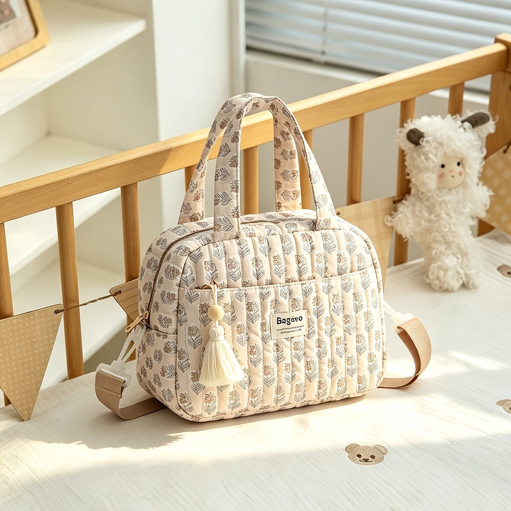 [Sac maman portable] Nouveau Sac Maman Mignon à Motifs Floraux — Monptitlou