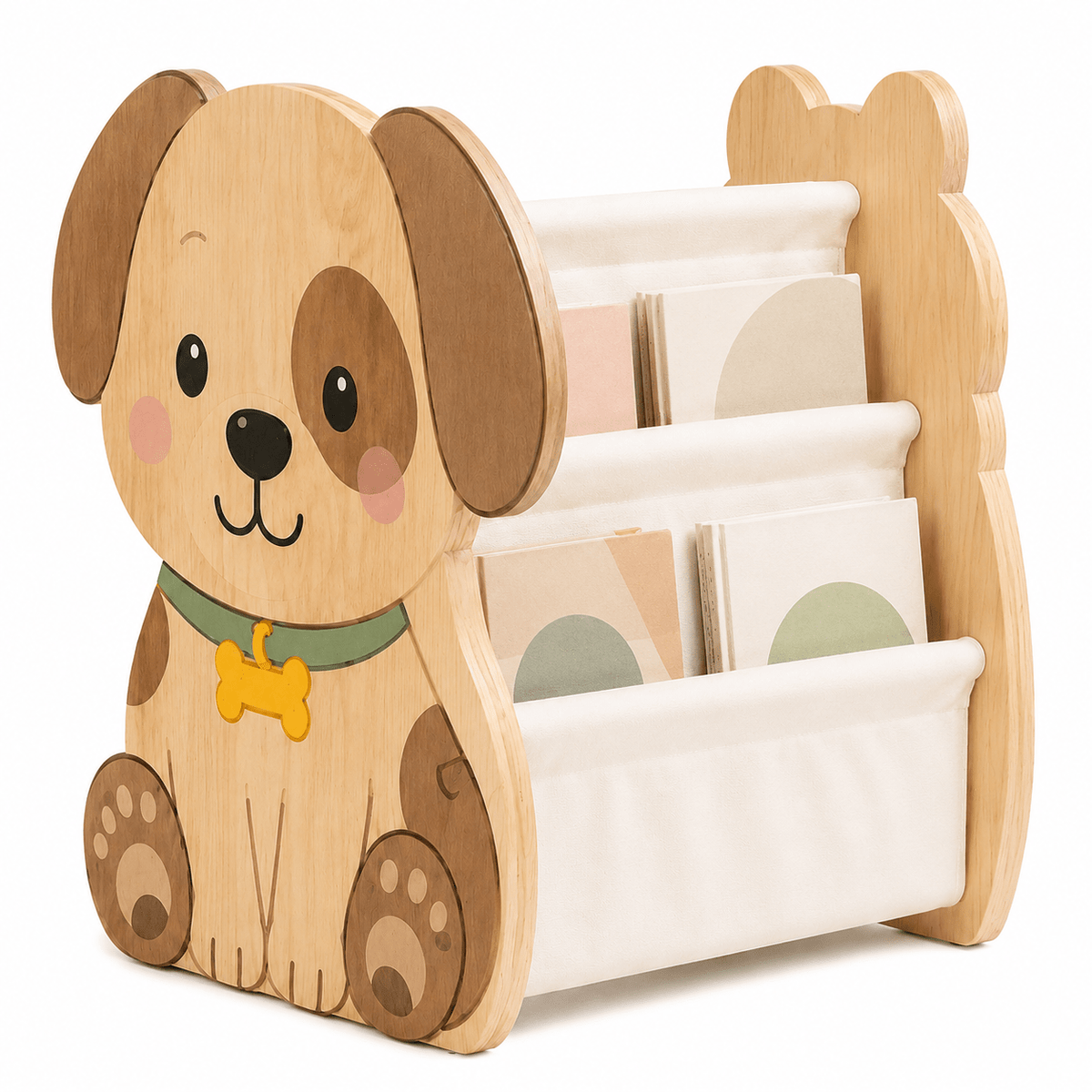 Étagère à livres pour enfants 4 niveaux double face — Monptitlou Image
