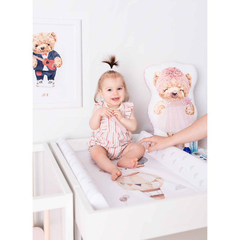 Poste de change rembourré en peluche, 50x70 cm — Monptitlou