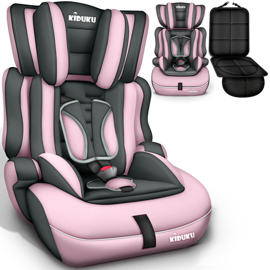 KIDUKU® Siège auto enfant 9-36 kg (1-12 ans) avec coussin pour siège — Monptitlou