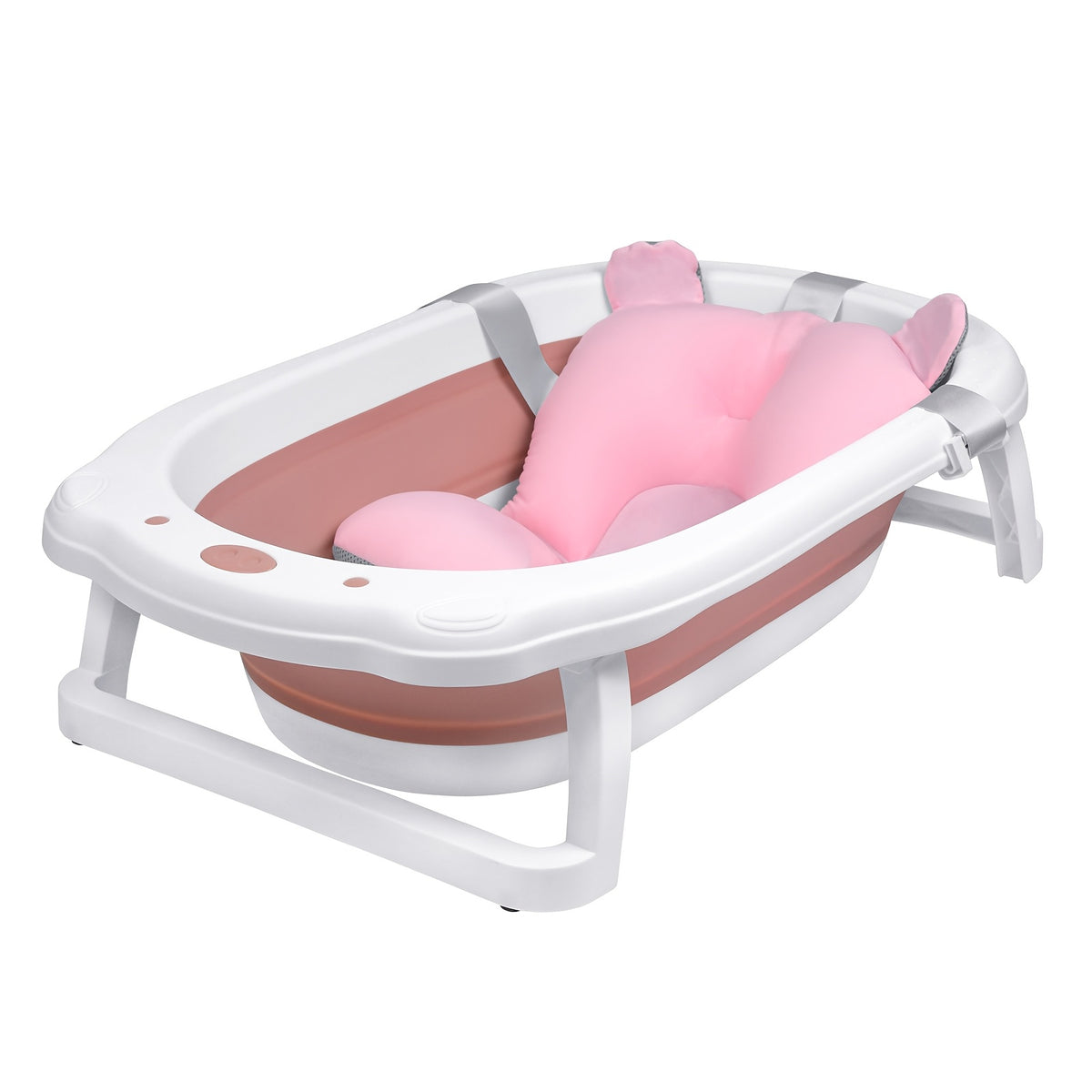 Baignoire pliable pour bébé avec coussin de bain — Monptitlou Image