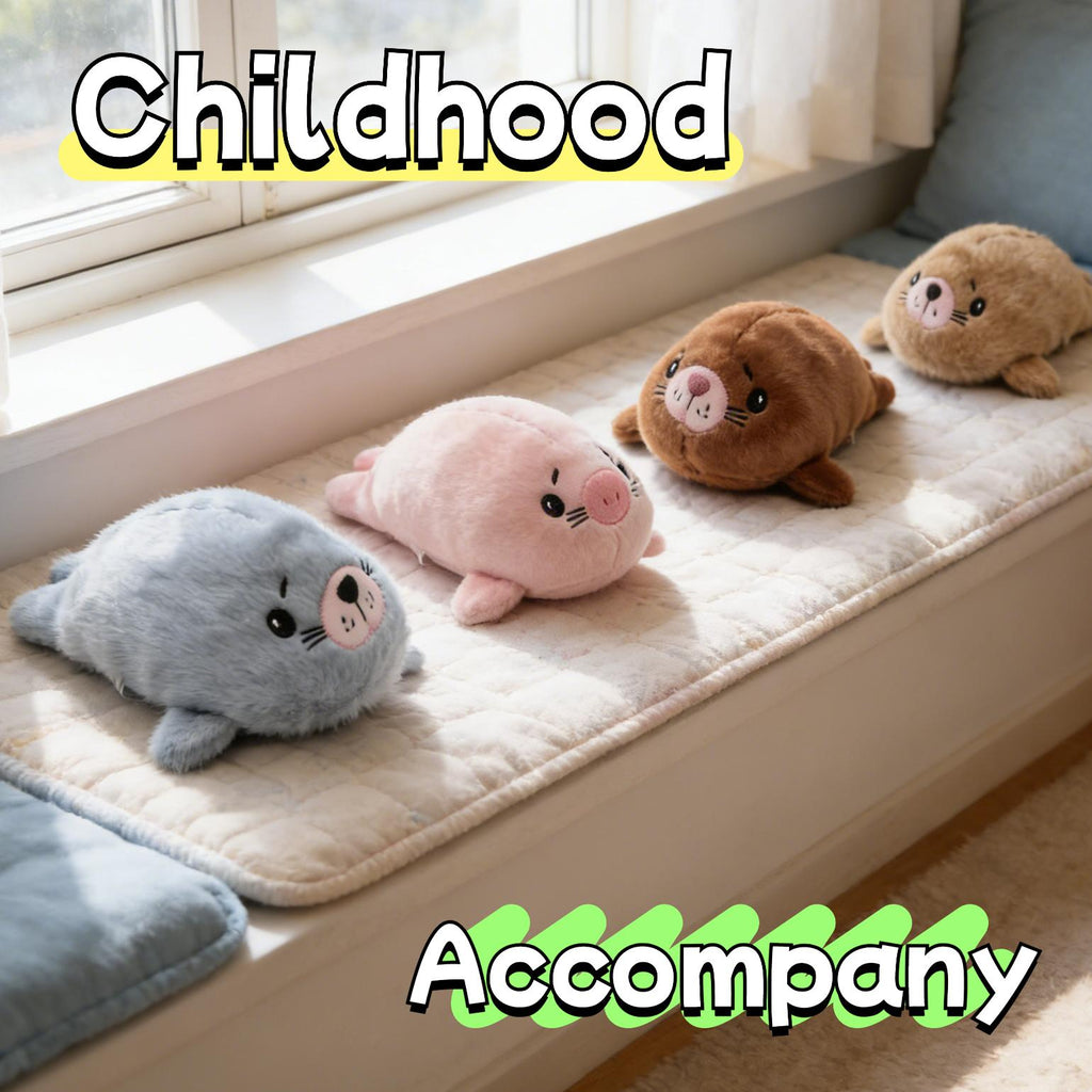 Peluches mignonnes de petit phoque, couleur aléatoire — Monptitlou