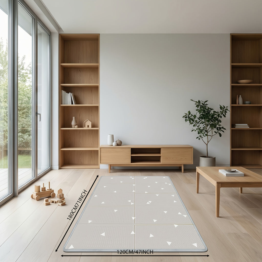 Tapis XPE Spacieux 200.66x180.34 cm Double Face Quick-Store — Monptitlou