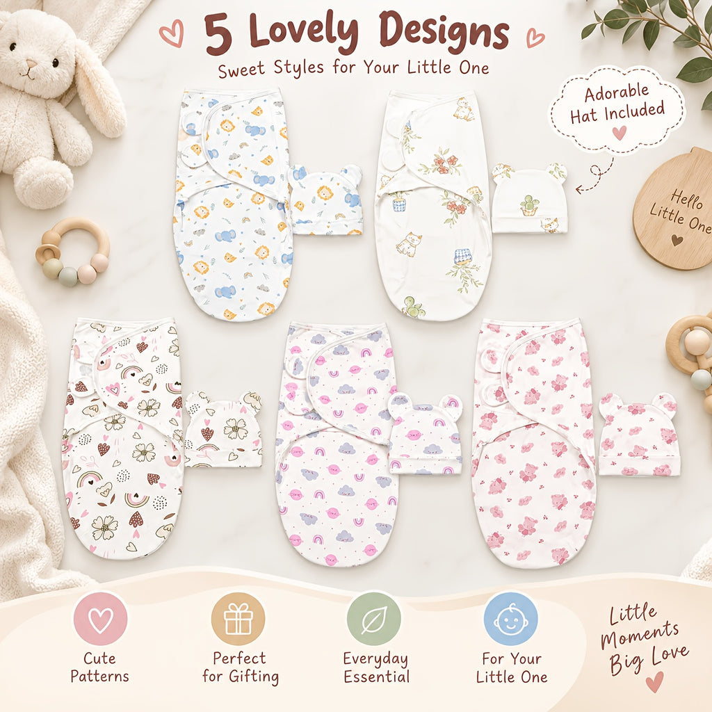 Ensemble de suédois pour nouveau-né avec bonnet à oreilles d'ours — Monptitlou
