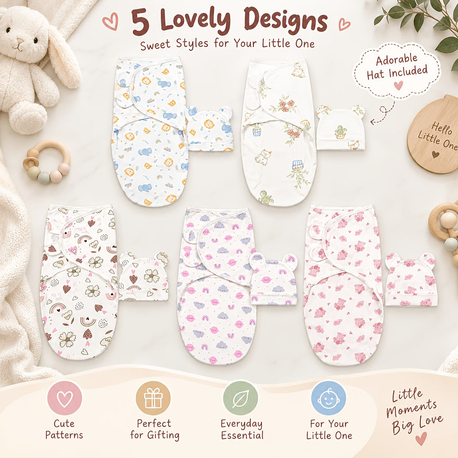 Ensemble de suédois pour nouveau-né avec bonnet à oreilles d'ours — Monptitlou