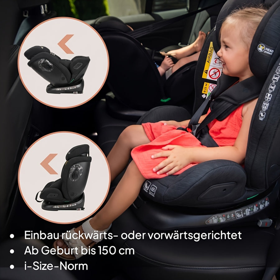 Repose-tête universel pour siège auto, approuvé I-Size — Monptitlou