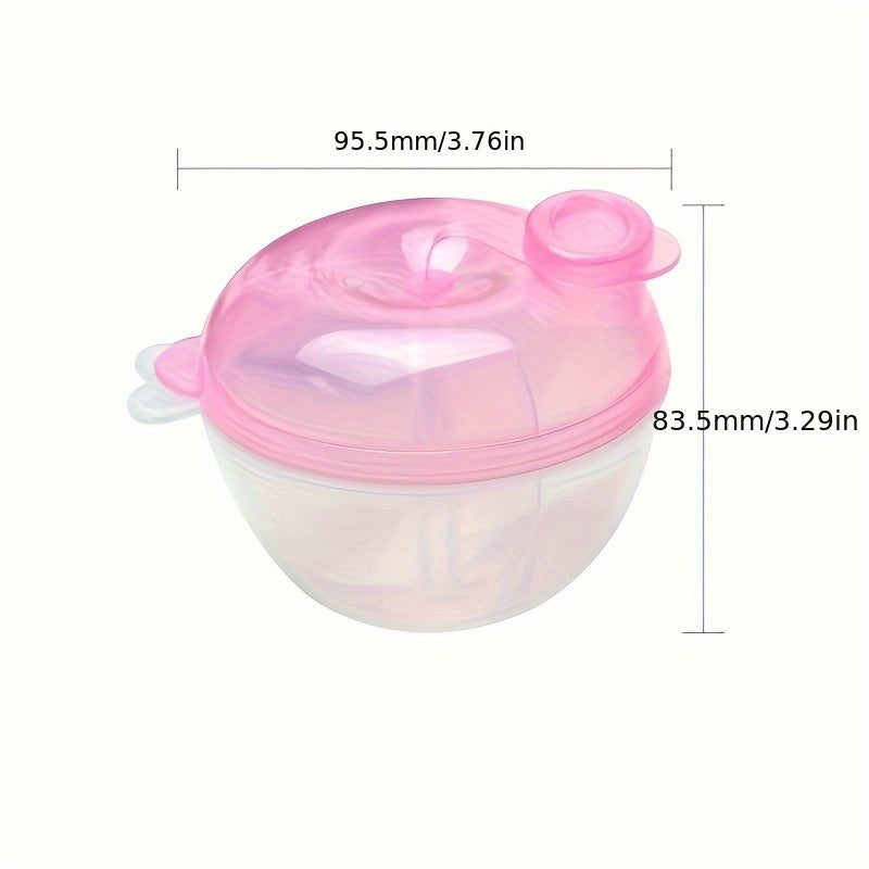 Distributeur de lait en poudre portable 3 compartiments — Monptitlou