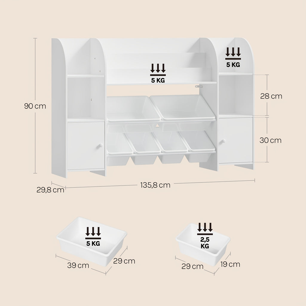 Étagère de rangement multifonctionnelle / Rangement pour magazines — Monptitlou
