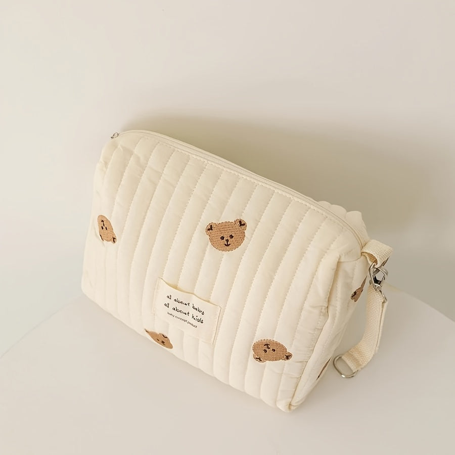 Sac fourre-tout à couches brodé — Monptitlou