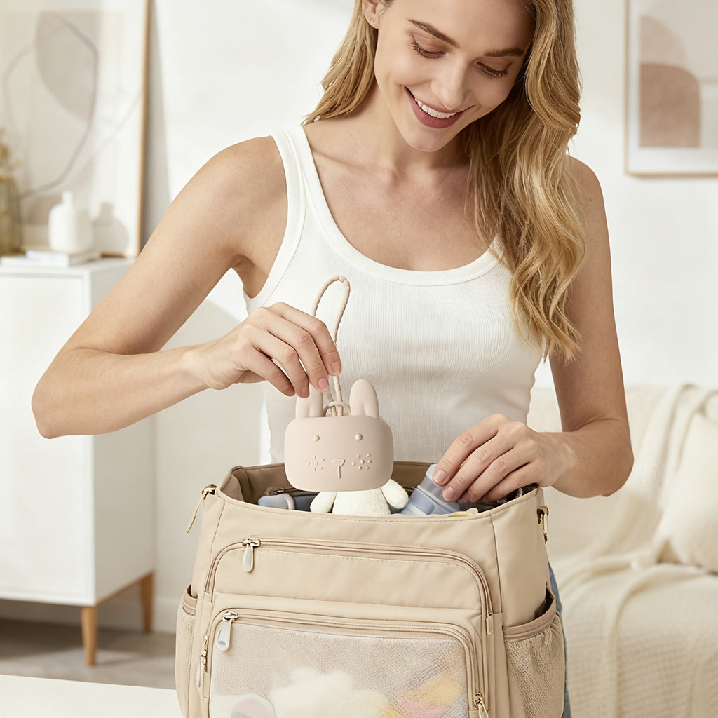 [Sac rangement silicone] 1 pc Boîte à Tétine en Silicone en Forme de — Monptitlou