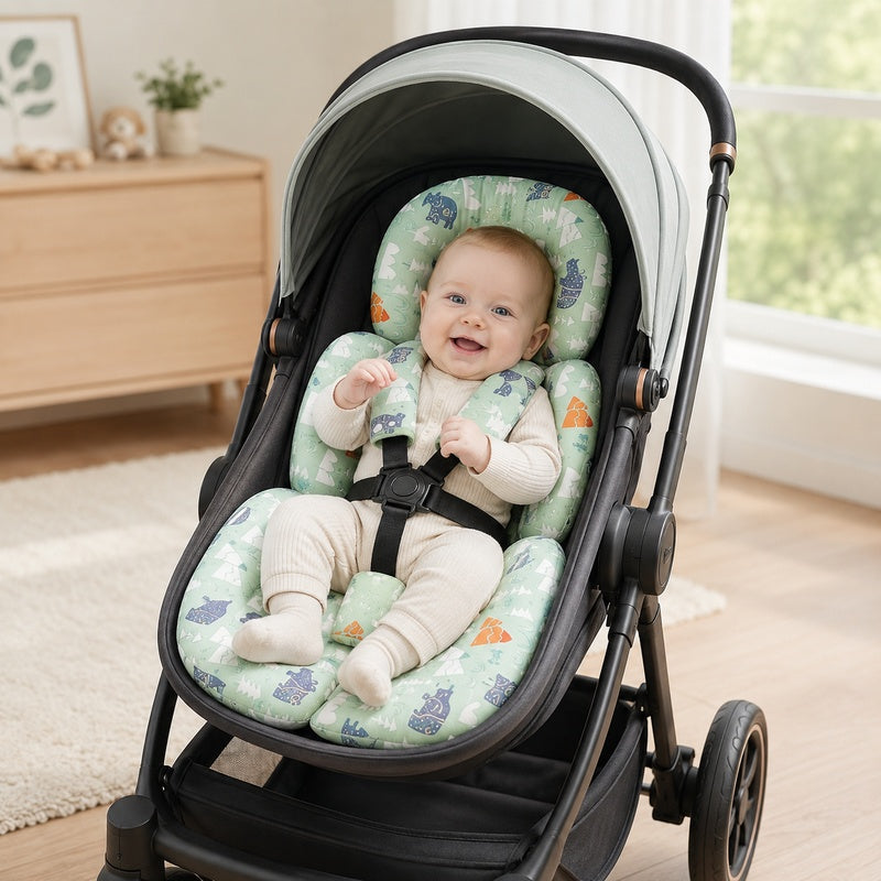 Tapis double face pour siège auto bébé — Monptitlou