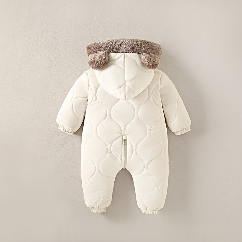 Combinaison d'Hiver Doublée Polaire Unisexe à Capuche — Monptitlou