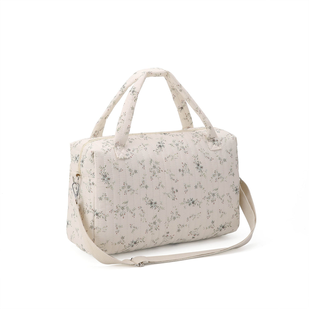 Sac à langer en polyamide imprimé floral avec grande capacité et design — Monptitlou