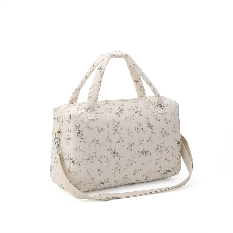 Sac à langer en polyamide imprimé floral avec grande capacité et design — Monptitlou