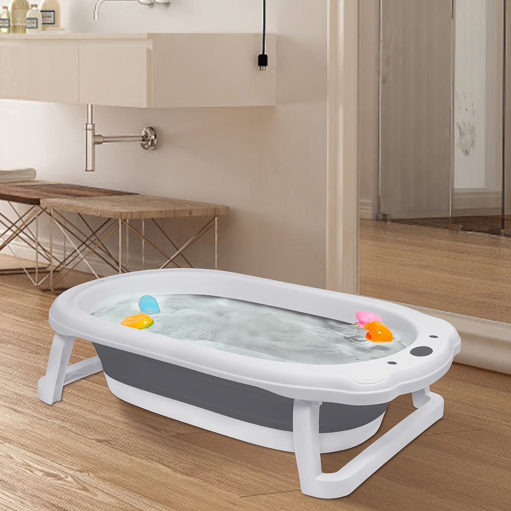 Baignoire pliable pour bébé avec coussin de bain — Monptitlou