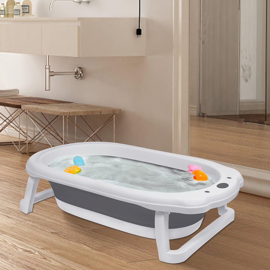 Baignoire pliable pour bébé avec coussin de bain — Monptitlou