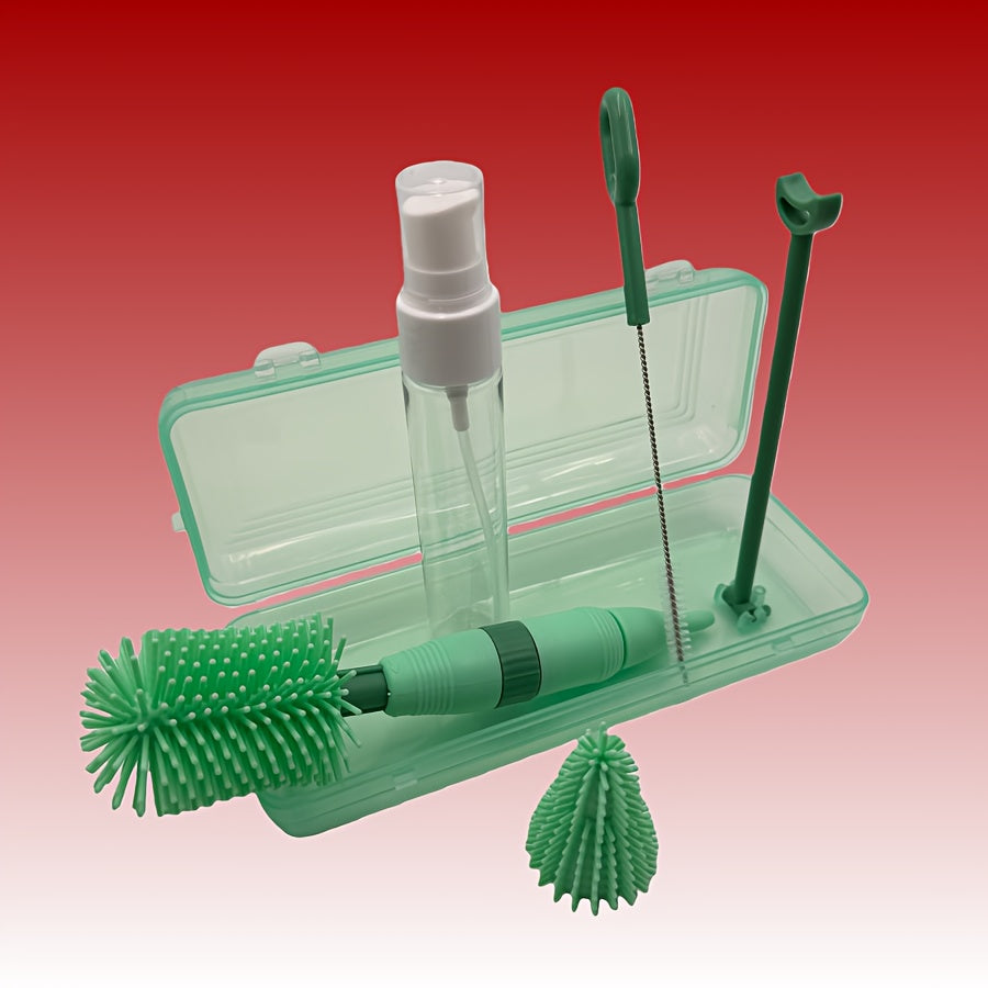 Goupillon et brosses à biberons portables avec étui