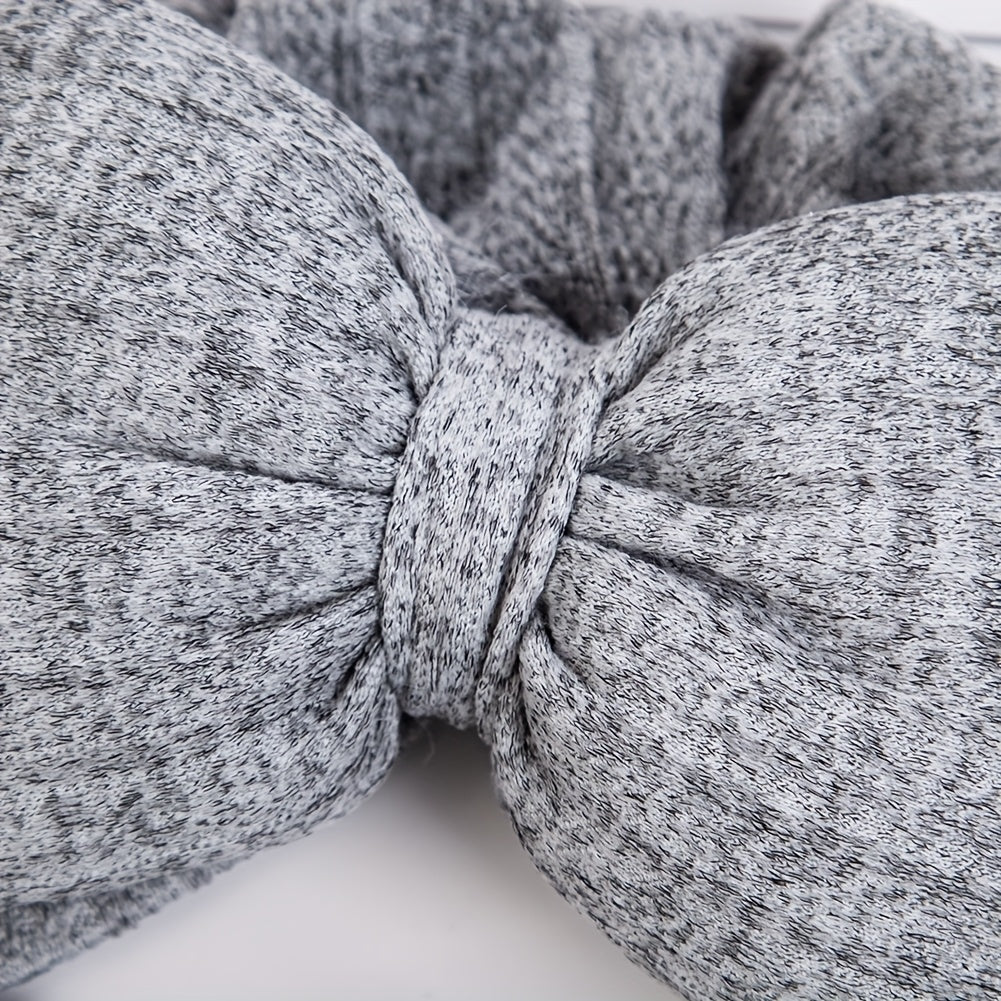 /Set Bonnets & Chaussettes pour Bébé avec Grands Nœuds Pompon — Monptitlou