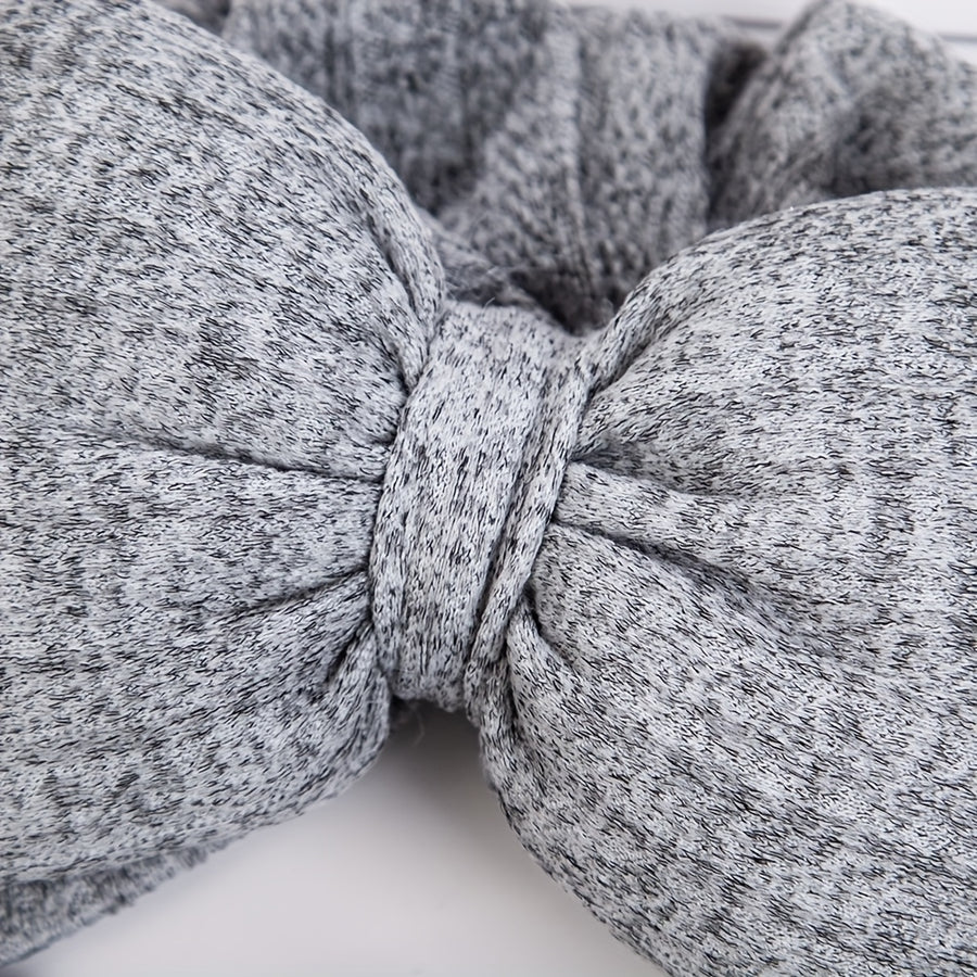 /Set Bonnets & Chaussettes pour Bébé avec Grands Nœuds Pompon — Monptitlou
