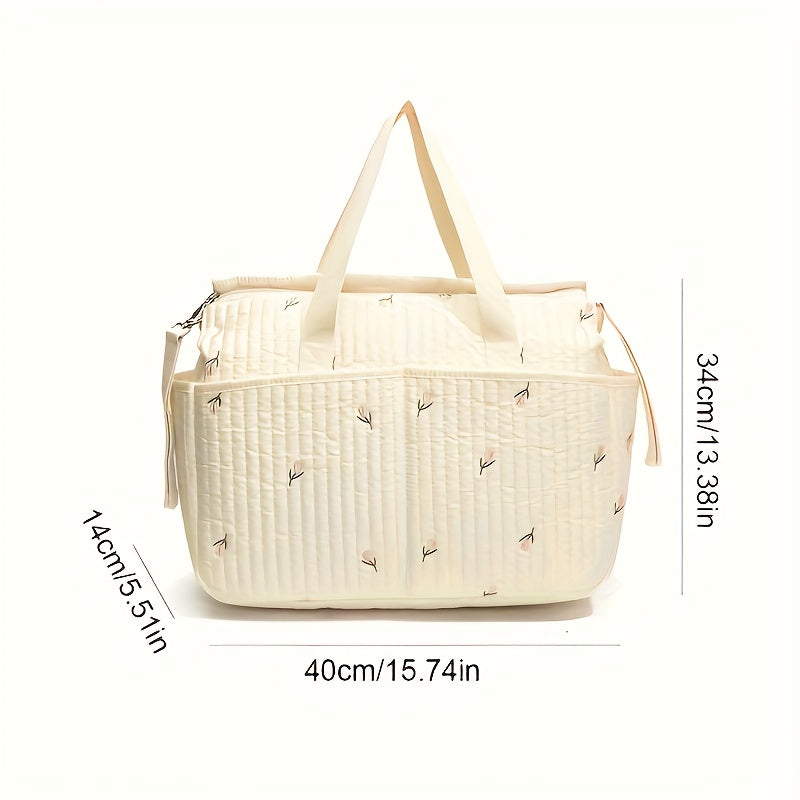Sac de maternité portable style coréen avec broderie ours — Monptitlou