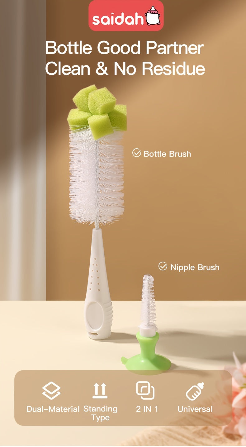 Nylon Éponge Brosse Avec Ventouse — Monptitlou Image