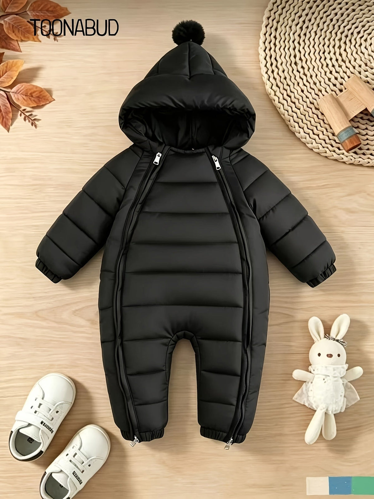 Combinaison d'hiver pour bébé, double fermeture éclair — Monptitlou Image